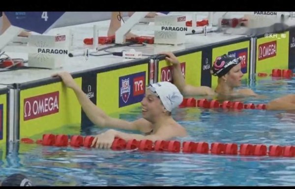 捷希缘 54秒60, 沃尔什百蝶WR, 超雨霏PB一秒多! 幅度大于潘队巴黎46.40