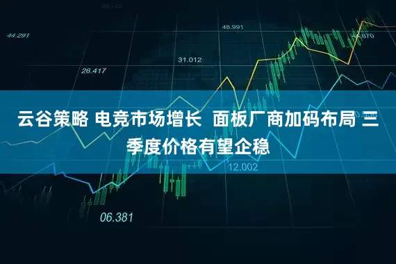 云谷策略 电竞市场增长  面板厂商加码布局 三季度价格有望企稳