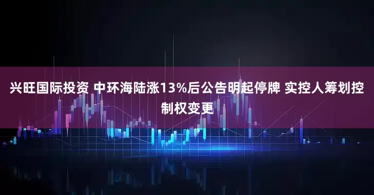 兴旺国际投资 中环海陆涨13%后公告明起停牌 实控人筹划控制权变更